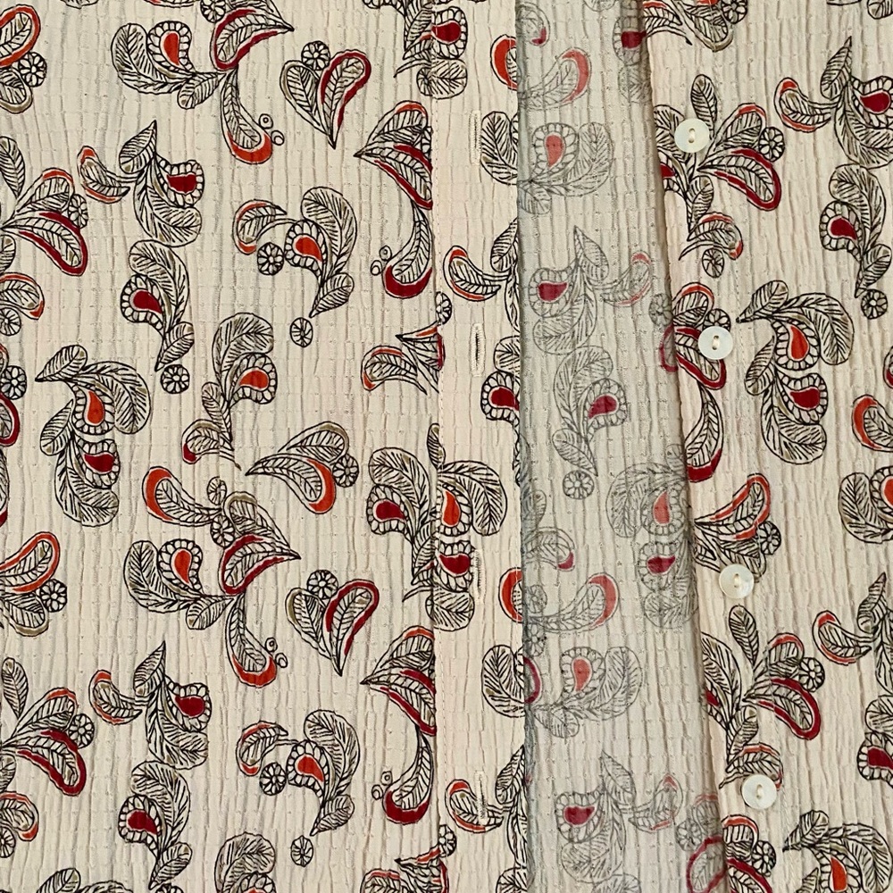 Vintage Patterned Button-Down - image 5